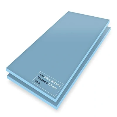 Imagen de ARCTIC TP 3: Premium Performance Thermal Pad, 200x100x1,5 mm (Apilable hasta 2,0 sin pérdida de rendimiento), 2 Piezas Pad Termico, Alto rendimiento, Particularmentesuave, Relleno ideal huecos