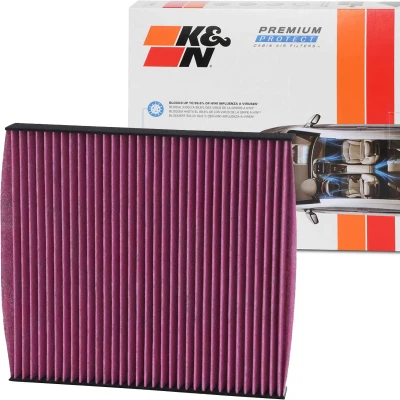 Imagen de K&amp;N Filters DVF5001 Filtro de habitáculo carbón activado 253 30 cuadrada VOLKSWAGEN: Golf 7, 7 Variant, Passat B8 Variant