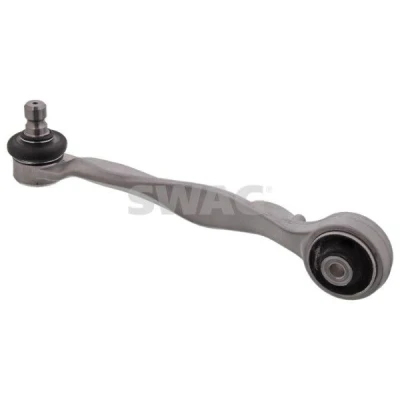 Imagen de SWAG 32 73 0023 Barra oscilante, suspensión de ruedas con apoyo Eje delantero, izquierda, arriba, posterior Brazo oscilante transversal Aluminio
