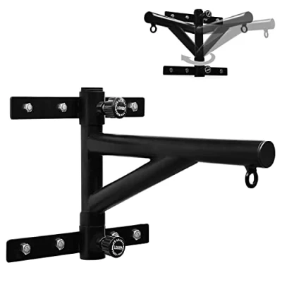 Imagen de Yes4All Soporte de Pared Ajustable para Saco Pesado con Cadena, Resistente, Boxeo, Muay Thai y Entrenamiento Artes Marciales Mixtas