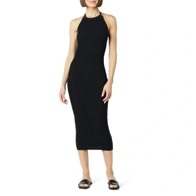 Imagen de The Drop Vestido Midi Jayla En Croché de Tirantes para Mujer, Negro, S