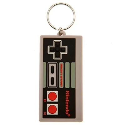 Imagen de Pyramid International Llavero de goma Nintendo Nes Controller, multicolor, 4 x 6 1,3 cm (RK38706C)