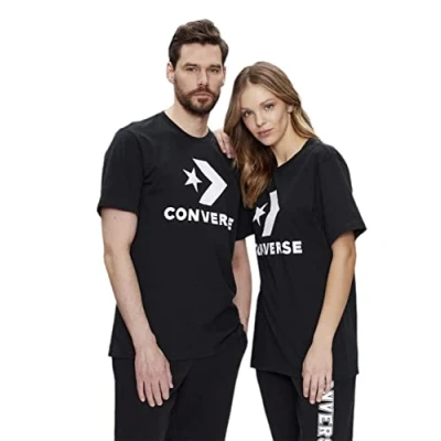 Imagen de Converse GO TO STAR Chevron TEE Unisex Camiseta estampada, Talla: XL, Black