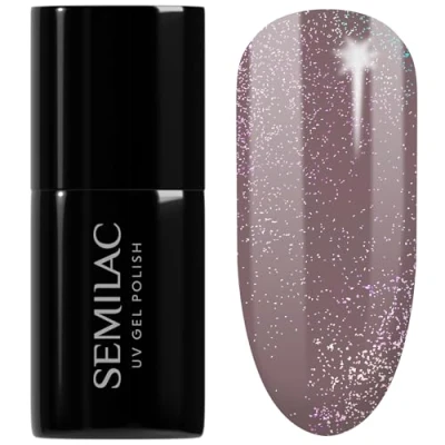 Imagen de Semilac Esmalte Semipermanente UV 322 Shimmer Dust Brown 7ml