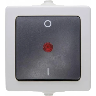 Imagen de Kopp 565296007 Interruptor estanco, color: gris
