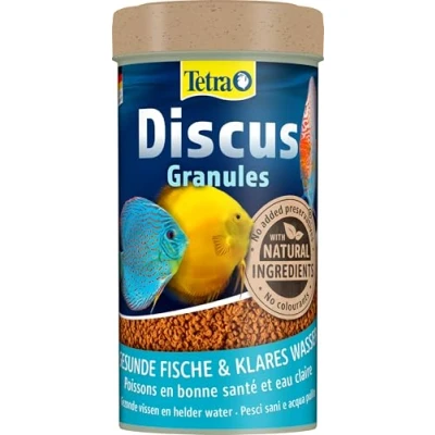 Imagen de Tetra Discus (especialmente a la nutrición necesidades de peces Diskus adaptados Principal Forro en forma granulado), diferentes tamaños
