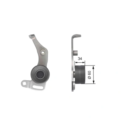 Imagen de GATES T41138 Polea tensora, correa dentada Tru Power CITROËN: Jumper I Furgón, Xsara Coupé, Berlingo / First Furgón