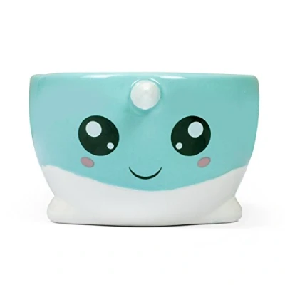 Imagen de Thumbs Up UK Narwhal Fun Taza de cerámica con asa, perfecta para el hogar y la oficina, 10 onzas líquidas