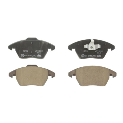 Imagen de ATE Ceramic 13.0470 7202.2 Juego de pastillas freno no preparado para indicador desgaste, excl. contacto avisador desgaste