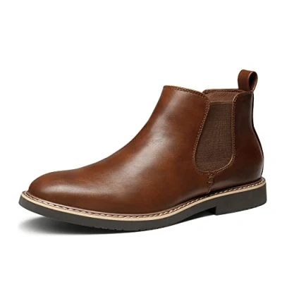 Imagen de Bruno Marc Botas de hombre Chelsea Botines Botas, marrón, 42 EU