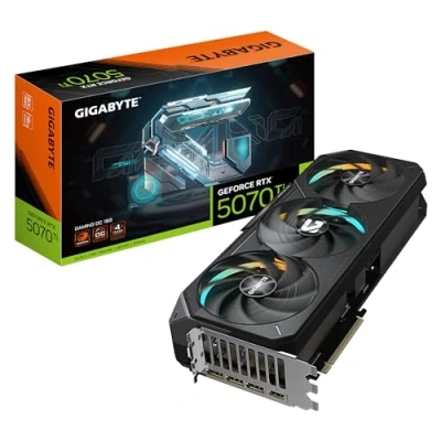Imagen de Gigabyte GeForce RTX 5070 Ti Gaming OC 16G Tarjeta Gráfica 16GB GDDR7, 256 bits, PCI E 5.0, 2588 MHz Core Clock, 3 x DP 2.1a, 1 HDMI 2.1b, NVIDIA DLSS 4, GV N507TGAMING 16GD