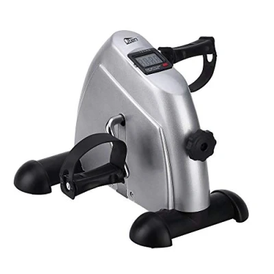 Imagen de Mini Bicicleta estática ejercitador de Brazos y piernas para Personas Mayores eléctrica con Resistencia Ajustable Pantalla LCD Alfombrilla Antideslizante Medidas rehabilitación hogar Oficina
