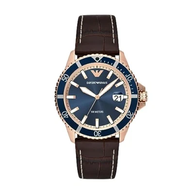 Imagen de Emporio Armani Watch HAND DATE Reloj Brown, Hombre, Talla: One Size, Brown