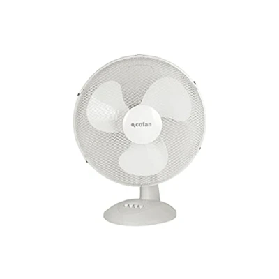 Imagen de Cofan Ventilador de Sobremesa Color Blanco Modelo Solano 3 Velocidades Medidas 43 x 25,5 53,5 cm