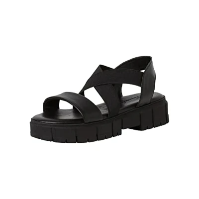 Imagen de Tamaris Mujer 1 28048 30, Sandalias con cuña, Negro, 37 EU