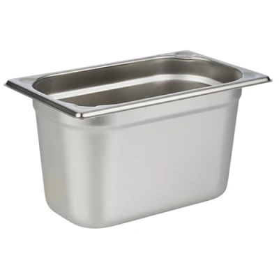 Imagen de APS 81406 Recipiente GN 1/4, acero inoxidable Gastronorm, dimensiones 265 x 160 mm/altura 155 mm/volumen 4,0 litros