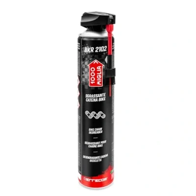 Imagen de Errecom 1000 Miglia BKR 2102 Spray Desengrasante para Cadena de Bicicletas con dispensador especial doble posición 750 ml, Bote Aerosol