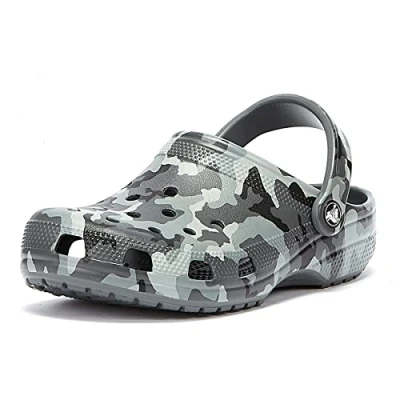 Imagen de Crocs Classic Printed CAMO Zuecos, Talla: 36 37, Slate grey/multicolor Zapatos
