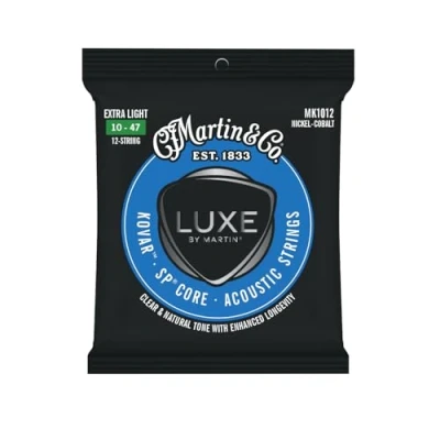 Imagen de Martin LUXE MK1012 Kovar Juego acústico de 12 cuerdas guitarra acustica