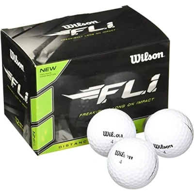 Imagen de Wilson Staff F.L.I. Pelotas de Golf (12 Unidades), Color Blanco