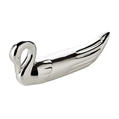 Imagen de EDZARD 6 Piezas reposa Cubiertos Mesa, Plateados, Resistentes al deslustre, Longitud 7 cm, Soportes para en Forma de Cisne, Cuchillos, Tenedores, Palillos portacuchillos, apoyacuchillos…