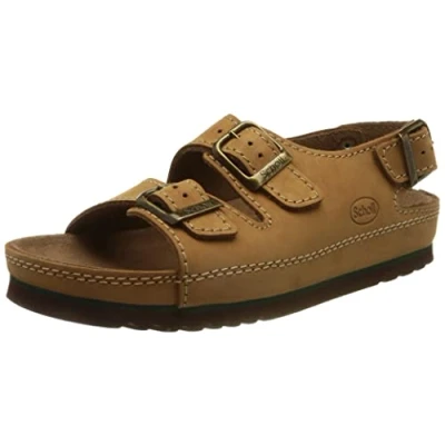 Imagen de Scholl Air Bag Back Strap, Sandal Unisex adulto, Marrón, 44 EU