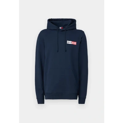 Imagen de Tommy Jeans Sudadera Hombre Entry Graphic con Capucha, Azul (Dark Night Navy), XS