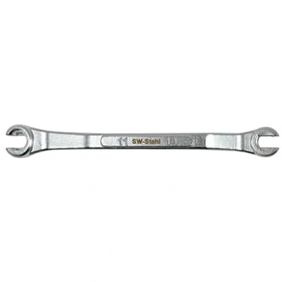 Imagen de SW Stahl 01405L Llaves tubería de frenos 180 10, 11, 10x11 mate satinado Acero cromo vanadio