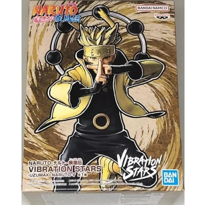 Imagen de Banpresto Figura de Acción Naruto Uzumaki V Shippuden Vibration Stars 14cm BP89058P Multicolor coleccionable Ideal para los fanaticos del anime