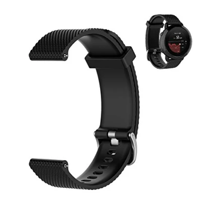 Imagen de WEINISITE Ajustable Silicona Reemplazo Pulsera Para SUUNTO 3 Fitness Deportes Relojes (#1, S)