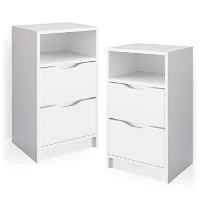 Imagen de Vicco Mesa de Noche Ruben, Blanco, 38 x 66.6 cm Lote 2