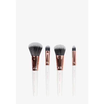 Imagen de Brushworks Juego De Brochas Maquillaje Viaje, Blanco Oro 100 g
