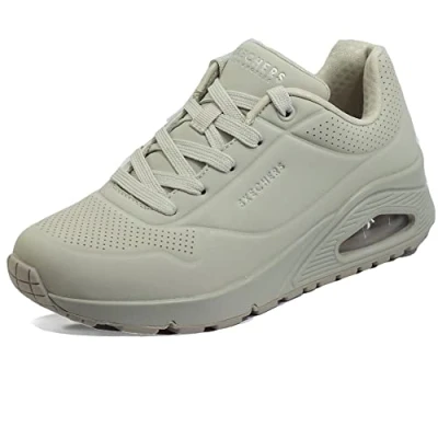 Imagen de Skechers Uno, Zapatillas de Deporte Mujer, Off White Durabuck, 37.5 EU