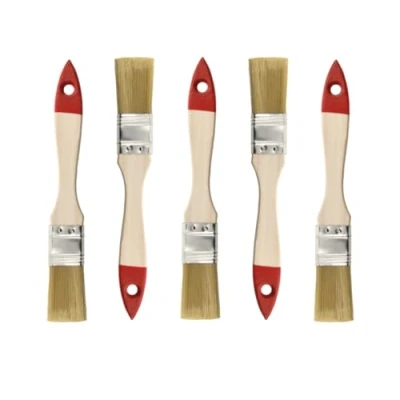 Imagen de HARDY WORKING TOOLS M7 brochas pintura set de 5 piezas, Ancho 1 pulgada madera, Cepillo 5PCS, *30*, A0200 300510