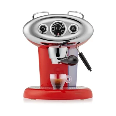 Imagen de Illy caffè, Máquina de café espresso compatible con cápsulas Iperespresso X7.1, color rojo