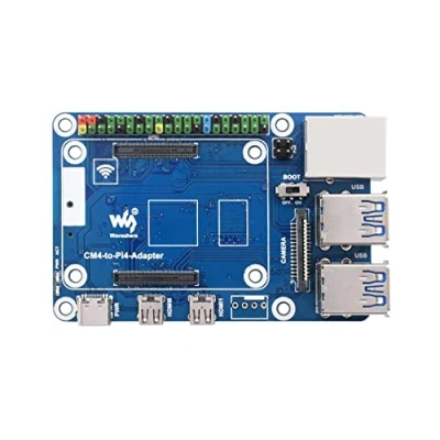 Imagen de Coolwell Adaptador CM4 a Pi 4B para Raspberry Pi, use reproducir el aspecto original de la 4B, solución alternativa