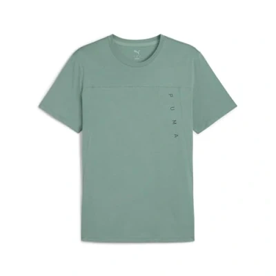 Imagen de Puma TECH Triblend TEE Camiseta deportiva, Hombre, Talla: Large, Green moon