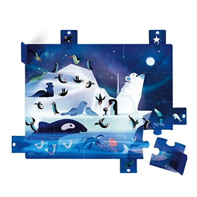 Imagen de Janod Surprise Puzzle 20 Pieces Under the Stars From 2 Years Old, J02688