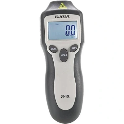 Imagen de medidor de rotación láser VOLTCRAFT® dt 10l 2 99 999 RPM/min del número revoluciones sin contattocalibra