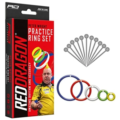 Imagen de RED DRAGON Peter Wright Snakebite Exclusive &amp; Official Darts Practice Rings