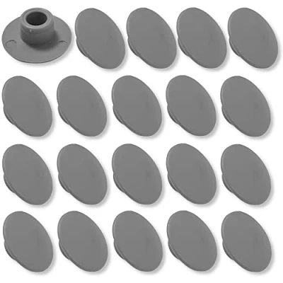 Imagen de cyclingcolors 20x CAPUCHON embellecedor para Tornillos M6 plástico Cabeza Allen Hexagonal Gris Tapas Muebles