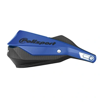 Imagen de POLISPORT 8308800003 Paramanos TRAIL BLAZER fabricado en plástico con kit de montaje incluido compatible todos los modelos motocross/enduro color azul/negro