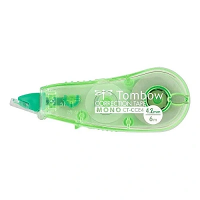 Imagen de Tombow cinta correctora (4,2 mm x 6 m), color verde, 1 unidad