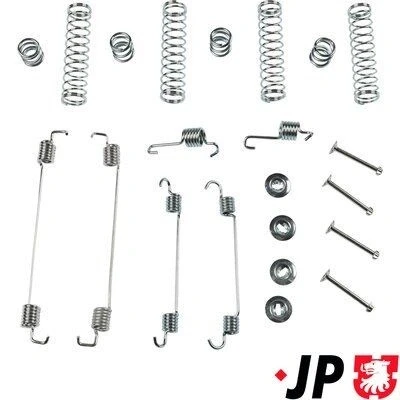 Imagen de JP GROUP 3164002410 Juego de accesorios, zapatas freno Eje trasero CITROËN: C3 II, I Hatchback, Pluriel, PEUGEOT: 301 Berlina