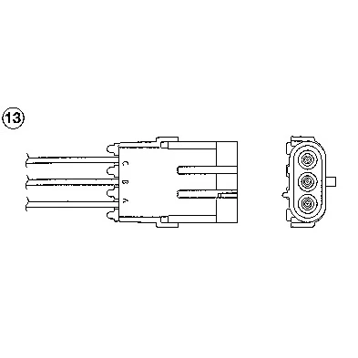 Imagen de NGK 0472 Sonda lambda 3 RENAULT: CLIO 2, 1, Kangoo I