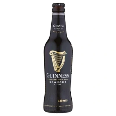 Imagen de Guinness Draught Cerveza Ale Negra Irlandesa Pack Botella, 24 x 33cl