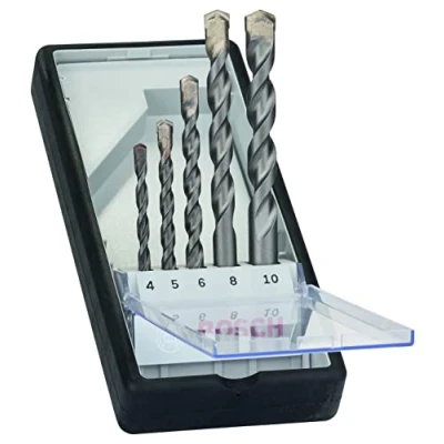 Imagen de Bosch Professional 5pzs. CYL 3 brocas para hormigón Set, hormigón, Robust Line, Diámetro 410 mm, accesorios taladro percutor, Gris