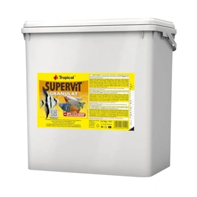 Imagen de Tropical SUPERVIT GRANULAT 10L / 5,5kg Alimento granulado, básico para Todos los Peces Ornamentales