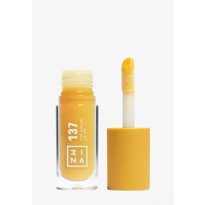 Imagen de 3INA MAKEUP The Color Lip Oil 137 Amarillo Miel Bálsamo de Labios con 24h Hidratación &amp; Ácido Hialurónico Aceite Labial Efecto Voluminizador Brillo Vegan Cruelty Free