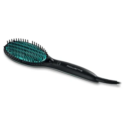 Imagen de Cepillo alisador Rowenta CF5820F0 Power Straight, Generador de Iones, 200º, 40 púas, Ceramica, Negro